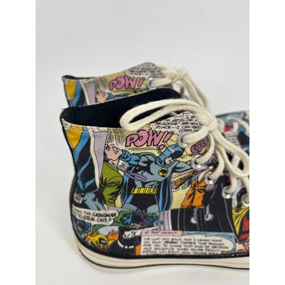 Converse Sneaker Unisex Mens 8 Womens 10 Batman 80th Anniversary Chuck 70 Hi - Picture 12 of 14